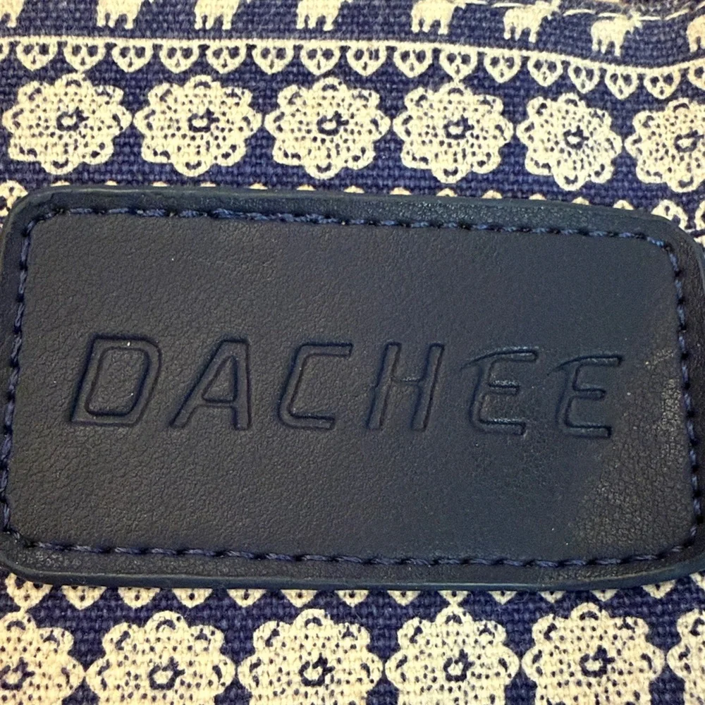 Dachee Blue Elephant Print Computer Bag